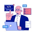 Senior developer. Oldman programming and coding. Developing