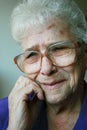 Senior Female with Sad Face Royalty Free Stock Photo