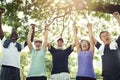 Senior Group Friends Exercise Relax Concept Royalty Free Stock Photo