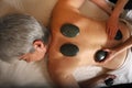 Senior Health Massage Hot Mineral Stone