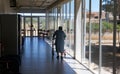 Senior during her daylife on a nursing home in Mallorca