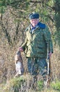 Senior hunter with trophy