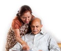 Senior Indian couple Royalty Free Stock Photo
