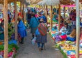 Indigenous Market, Cusco, Peru Royalty Free Stock Photo