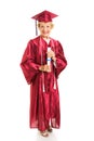 Senior Lady Graduates with Honors Royalty Free Stock Photo