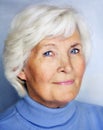 Senior lady portrait Royalty Free Stock Photo