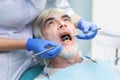 Senior male with bad teeth. Royalty Free Stock Photo