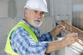 senior male builder foreman Royalty Free Stock Photo