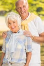 Senior man embracing his wife Royalty Free Stock Photo