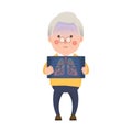 Senior Man Having Lung Problem Royalty Free Stock Photo