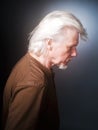 Senior Man Profile Royalty Free Stock Photo