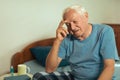 Senior man suffering from depression Royalty Free Stock Photo