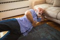 Senior man suffering from heart attack Royalty Free Stock Photo