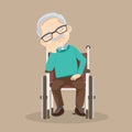 senior man in wheelchair 04