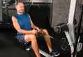 Senior Man working out in the Gym Royalty Free Stock Photo