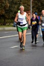 Senior and middle-aged participants of Moscow Marathon 2019