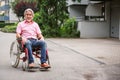 Senior People In Wheelchair