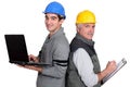 Senior plumber and junior Royalty Free Stock Photo
