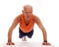 Senior Push-ups Royalty Free Stock Photo