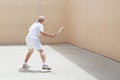 Senior Racquetball Player