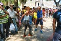 Senior street salsa in Havana Royalty Free Stock Photo