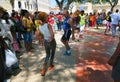 Senior street salsa in Havana Royalty Free Stock Photo