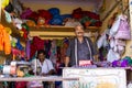 Senior tailor at his shop