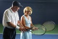 Senior Tennis Instruction