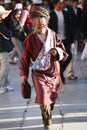 A senior tibetan man in lhasa BARKOR MARKET