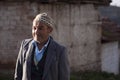 Senior Turkish villager with a religious hat