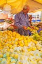 The senior vendor in Antalya market