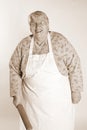 Senior woman baker laughing Royalty Free Stock Photo