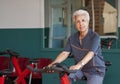 Senior woman exercising Royalty Free Stock Photo