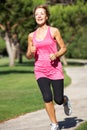 Senior Woman Exercising In Park Royalty Free Stock Photo