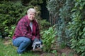 Senior woman gardening Royalty Free Stock Photo