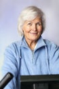 Senior woman sportive Royalty Free Stock Photo