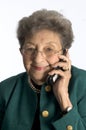 Senior woman on telephone