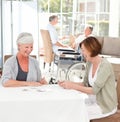 Senior women playing cards Royalty Free Stock Photo