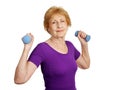 Senior Workout Royalty Free Stock Photo