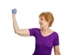 Senior Workout - Seventy & Str Royalty Free Stock Photo