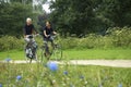 Seniors Biking Royalty Free Stock Photo