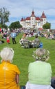 Seniors celebrating midsummer