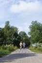 Seniors cyclists at Meijendel