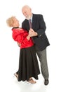 Seniors Dancing - The Dip Royalty Free Stock Photo