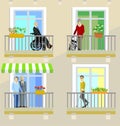 Seniors and the disabled in nursing homes