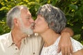 Seniors kissing