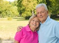 Seniors Park Royalty Free Stock Photo