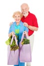 Seniors and Reusable Shopping Bags