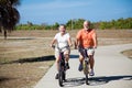 Seniors Riding Bicycles