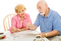 Seniors Voting from Home Royalty Free Stock Photo